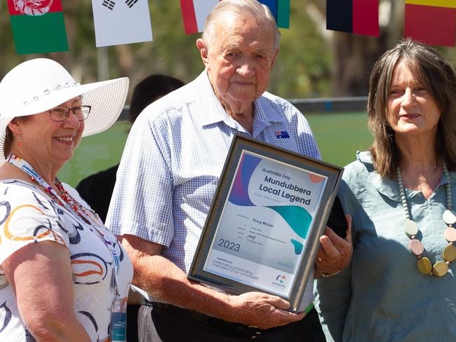 Doug McIver received the Mundubbera Local Legend award.