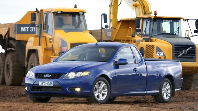 The Falcon ute had a sales resurgence before the Thailand trade deal. Picture: Supplied.