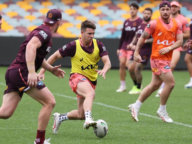 Jock Madden, Brisbane Broncos training at The Gabba. Picture: Liam Kidston