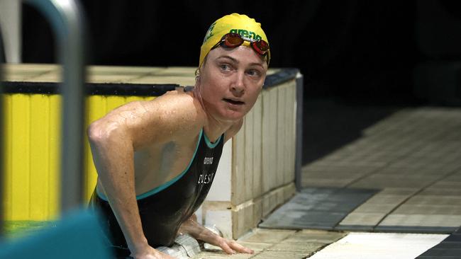Cate Campbell missed the 100m freestyle final by the barest of margins. (Photo by DAVID GRAY / AFP)