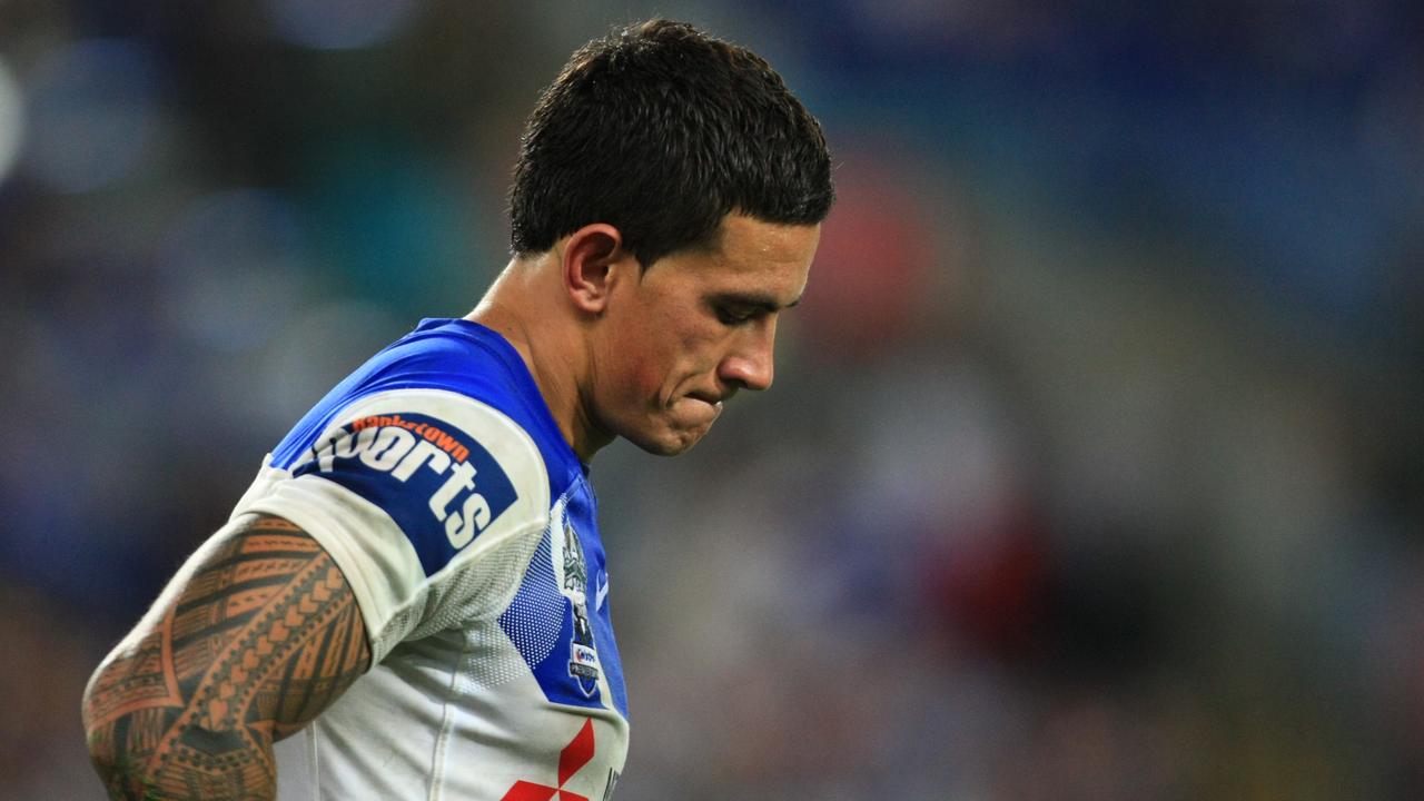 NRL round 4 Bulldogs v Sydney Roosters at ANZ Stadium,Sydney Olympic Park. Sonny Bill Williams.