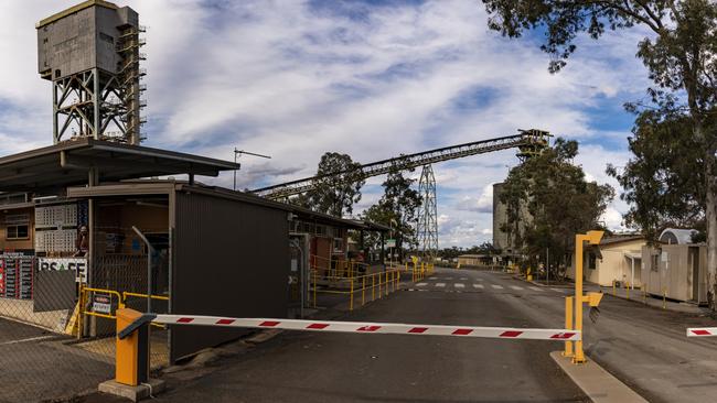 Outside the CSA copper mine near Cobar. Picture Klae McGuiness