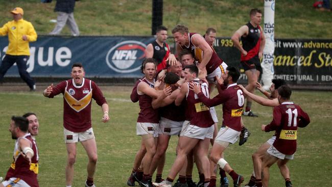 Lower Plenty celebrates a remarkable 2018 premiership.