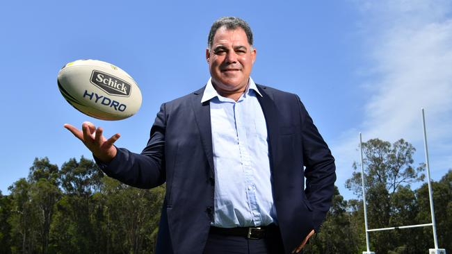 Mal Meninga at Titans headquarters. Picture: AAP Image