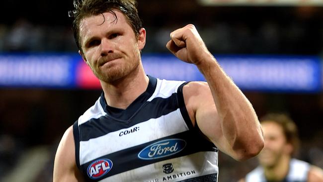 Patrick Dangerfield was best on ground. Picture: Jay Town