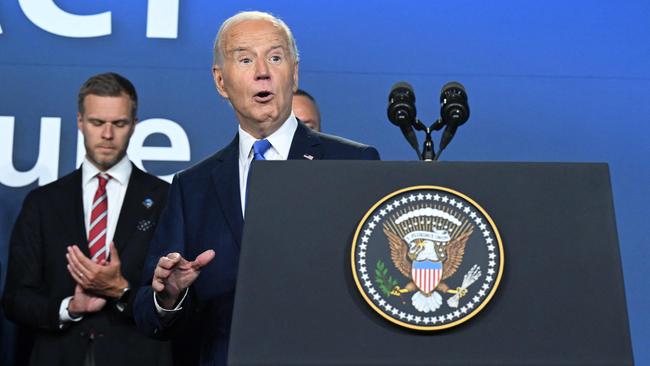 US President Joe Biden quickly corrected himself after calling Zelensky ‘President Putin’.