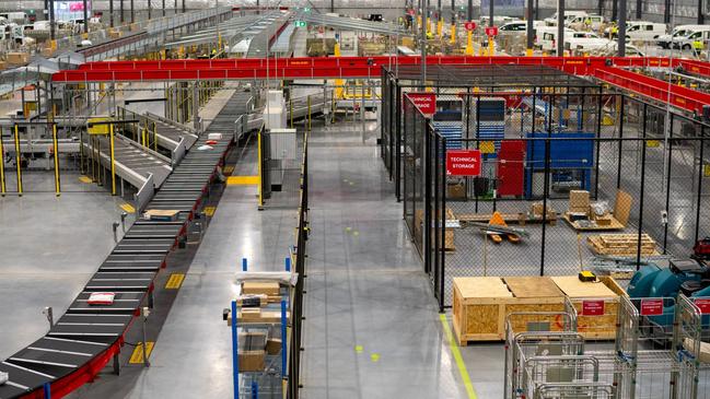 Australia Post’s parcel facility at Avalon Airport, Geelong.