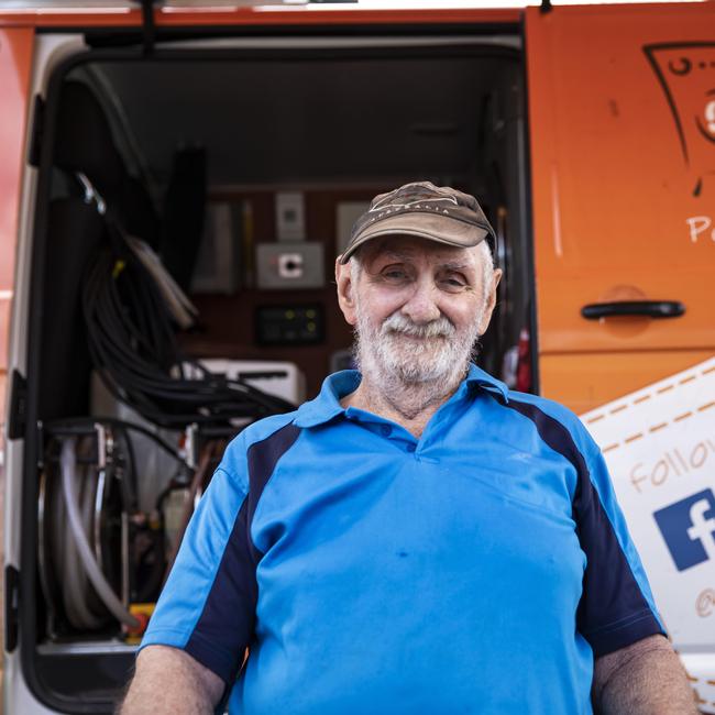 Friend Harry O’Callaghan, 77, who has a unit in Fortitude Valley.