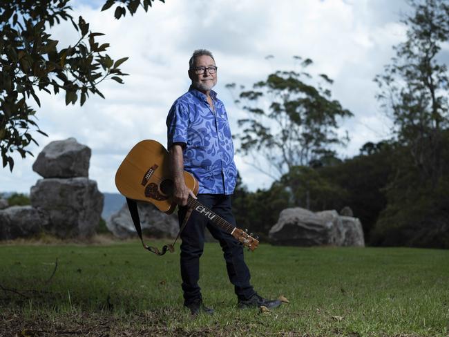 NWNAUSARTSPortraits of country singer-songwriter John Williamson, for news pic story to run Monday February 1, two months ahead of his performance at Bluesfest near Byron Bay on Easter long weekend April 1-5Photographed on his property at Springbrook, Qld.Photography : Russell Shakespeare