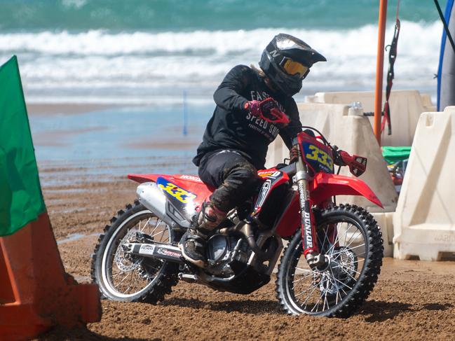 Brittaney O'Brien at Motorcycle Beach Races at Grasstree Beach Sunday 27 August 2023 Picture: Michaela Harlow