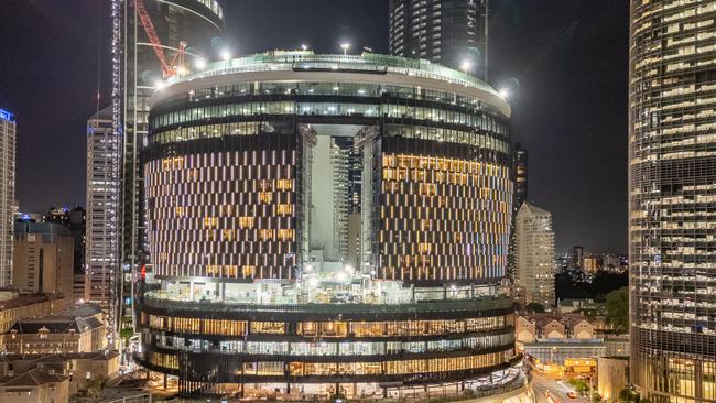 Lighting testing at Queen’s Wharf