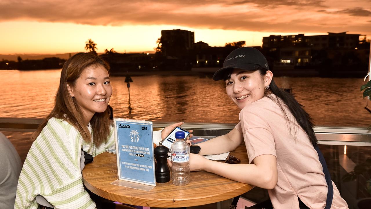 Yukino Morimoto, Yuka Zaiki at Surfers Pavilion. Picture: Pedro Freitas