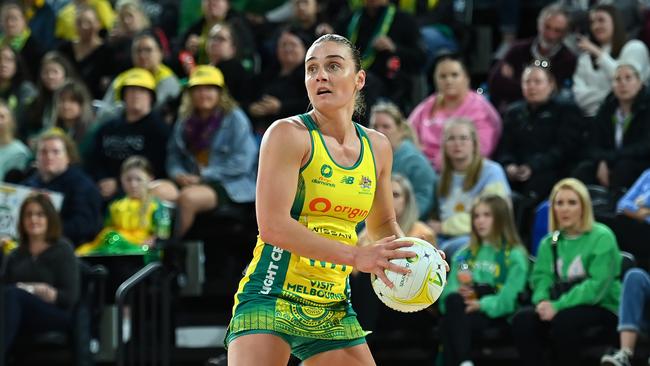 Australian captain Liz Watson is one of the 65 Victorians to have played for the Diamonds. Picture: Albert Perez/Getty Images