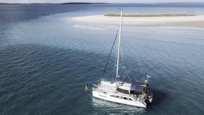 One of the Fraser Coast’s many tourist adventures. A day cruise with Fraser Island Boat Charters. Photo: Tourism and Events Queensland.