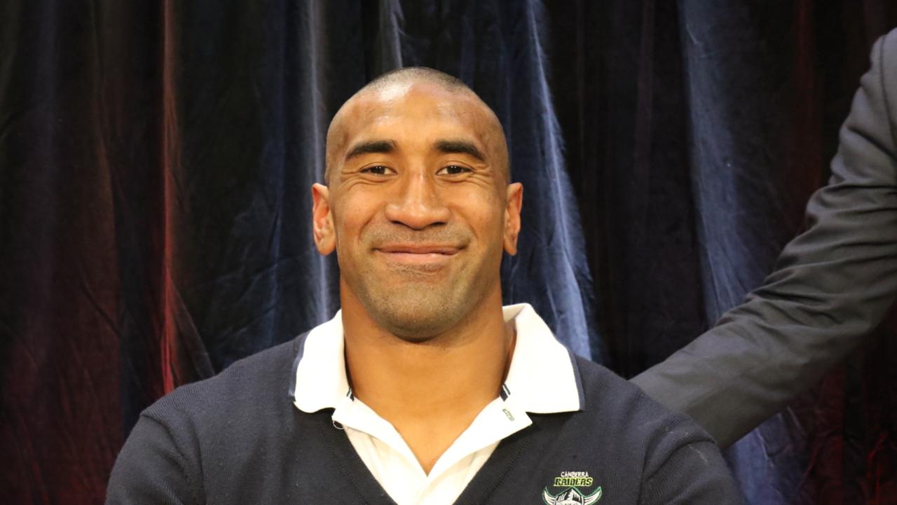 Sia Soliola shaved his trademark afro to raise more than $50,0000 for charity. Photo: Silver Eyes Photography.