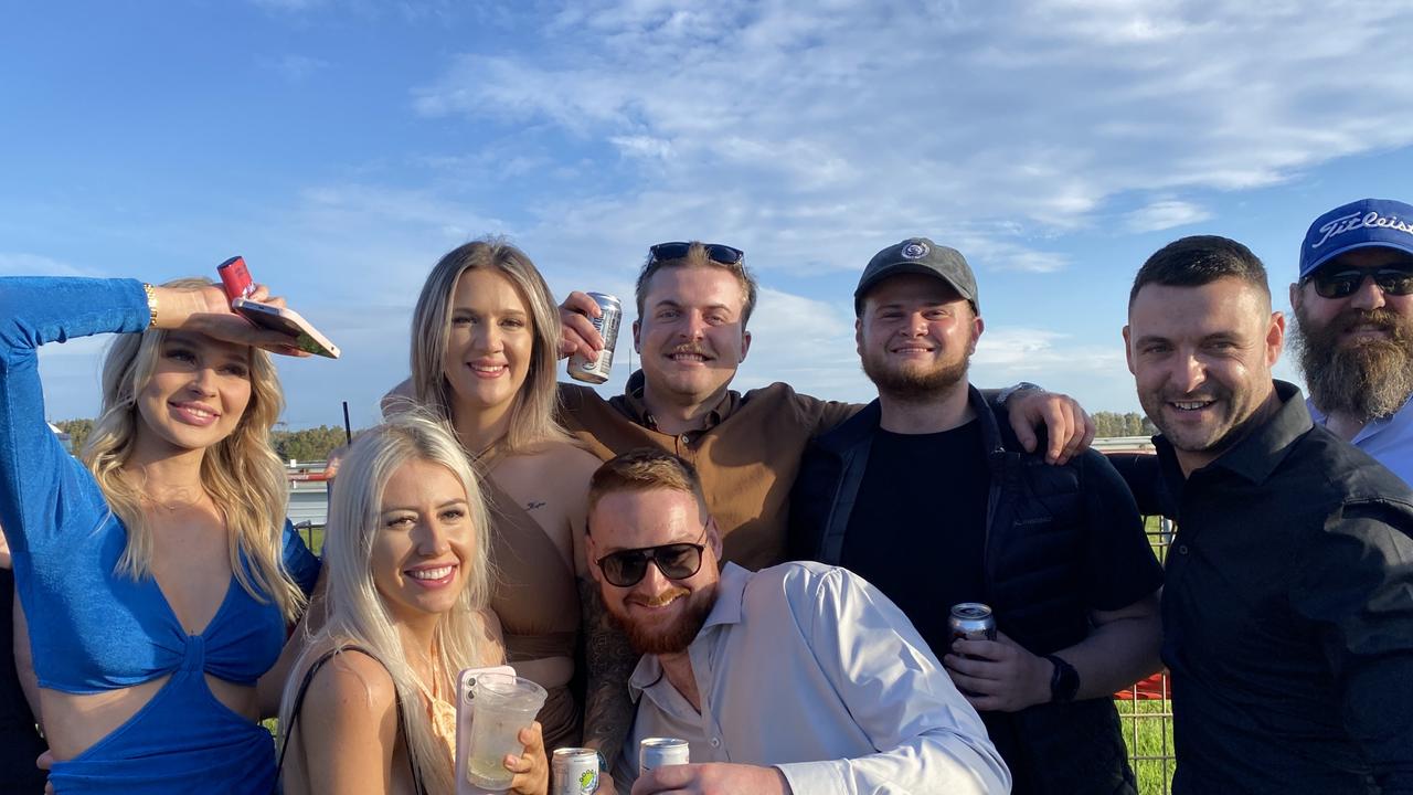 Friends at the Coffs Cup 2022. Picture: Matt Gazy