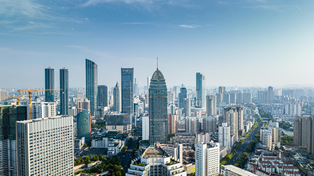 Aerial view of Wuxi Architecture Landscape Skyline, China. Picture: iStock