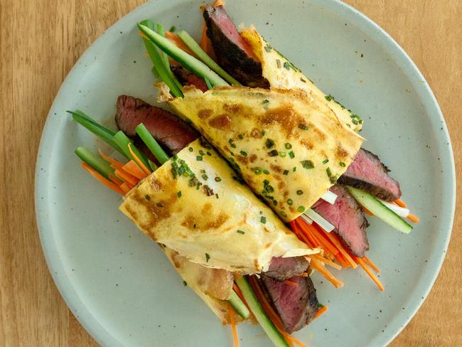 The beef jianbing is delicious. Picture: Supplied