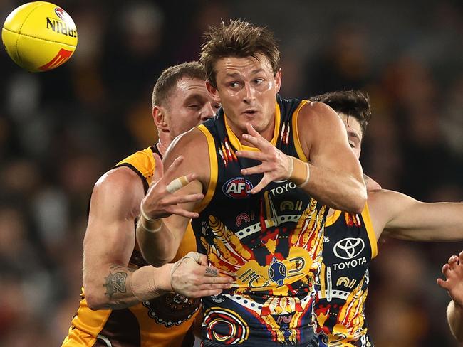 Matt Crouch isn’t a certain starter for the Crows this week. Picture: Getty Images