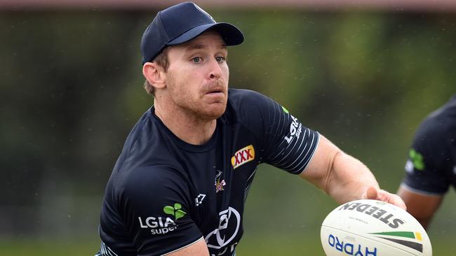 Michael Morgan at North Queensland Cowboys training. Picture: Zak Simmonds