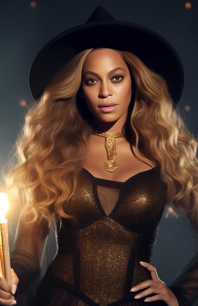 Even as a witch, Beyoncé remains a true diva.