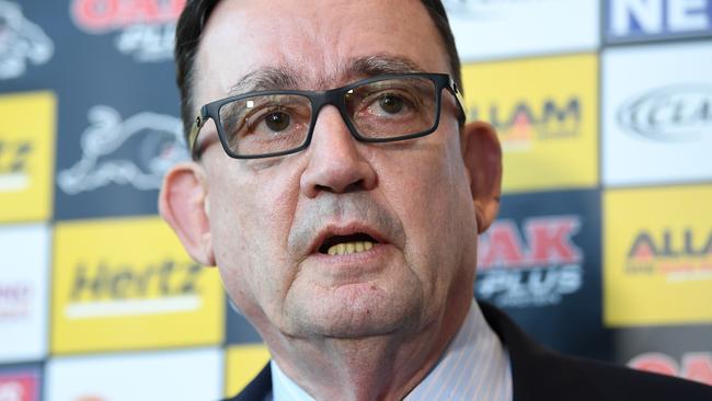 Panthers chief executive Brian Fletcher has clamped down on player bonuses for grand finals and Origin. Picture: AAP Image/Joel Carrett