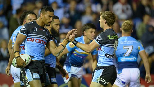 Ronaldo Mulitalo returned from injury with two tries in the big win over the Titans. Picture; Brett Hemmings/Getty Images