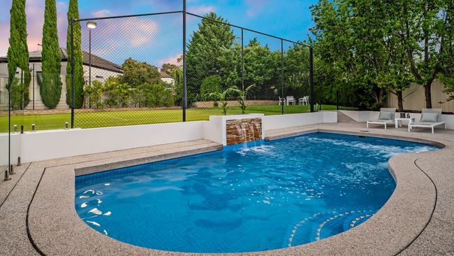 Make a splash in the in-ground pool.