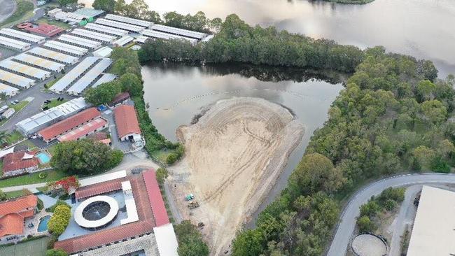 Black Swan Lake latest aerial pic.