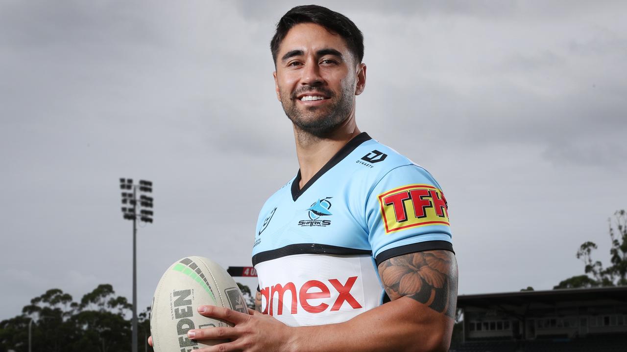 Shaun Johnson is a big supporter of former Sharks coach John Morris. Picture: Richard Dobson