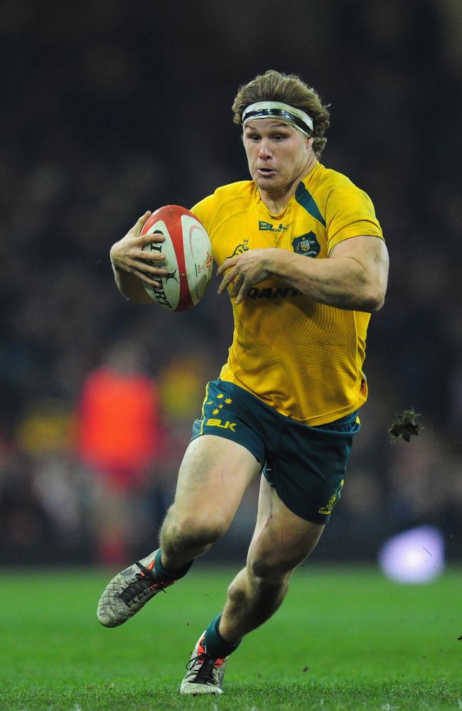 Michael Hooper is one of several contenders for the Wallabies captaincy.