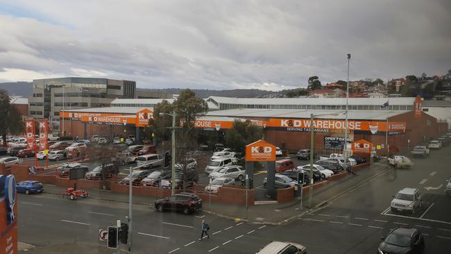 The K&amp;D Warehouse site in Hobart covers more than 1.3ha. Picture: MATHEW FARRELL 