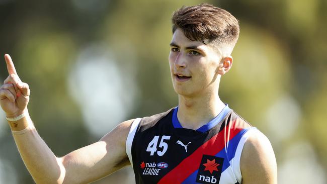 Jovan Petric in action for the Western Jets. (Photo by Martin Keep/AFL Photos via Getty Images)