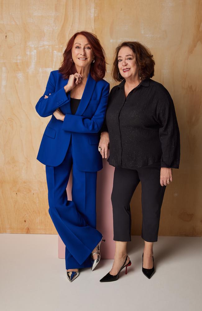 Lynne McGranger and Wendy Harmer. Picture: Steven Chee for Stellar