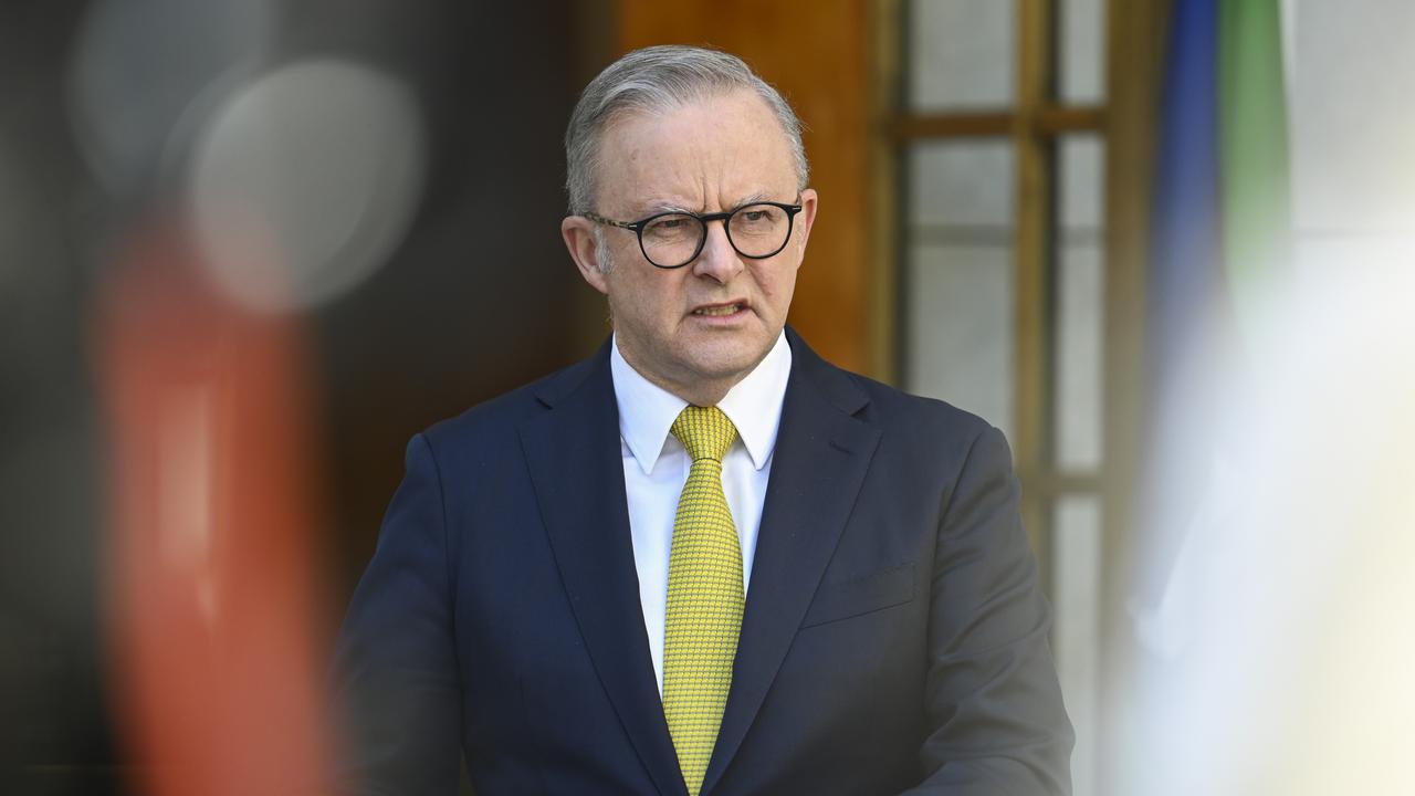 The Prime Minister denied that his government were considering taking negative gearing and capital gains tax reform to the next election. Picture: NewsWire / Martin Ollman