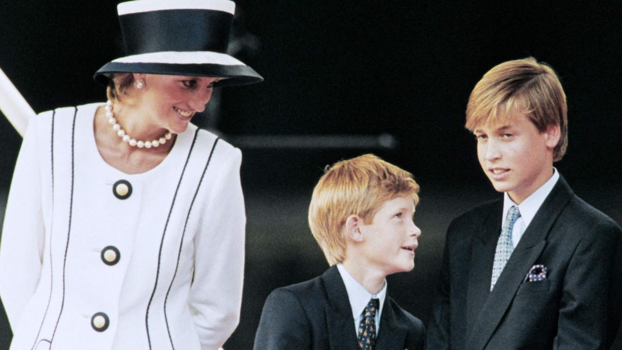 Diana left money to both William and Harry. Picture: AFP