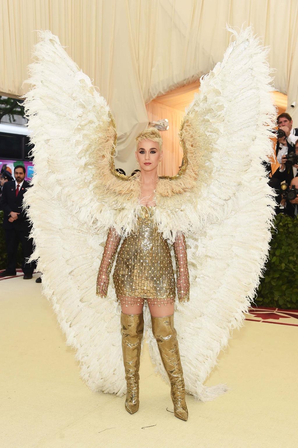 Donatella Versace on her red carpet 'angels' Kim Kardashian and Katy Perry  at the Met Gala 2018