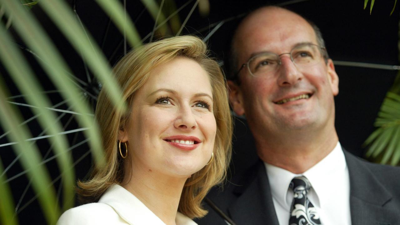 Early days: Kochie with Mel Doyle in 2003.