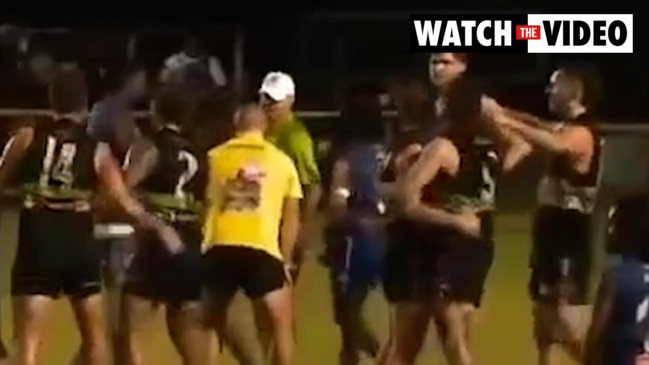 Katherine footy brawl