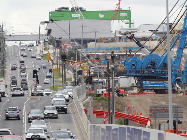 The state’s infrastructure spend needs to be brought under control, economists said. Picture: David Crosling