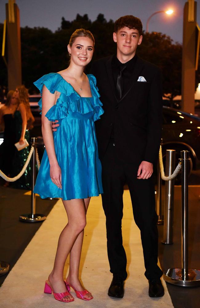 Kirra Cheyne and Ben Keogh at year 12 formal, Nambour Christian College. Picture: Patrick Woods.