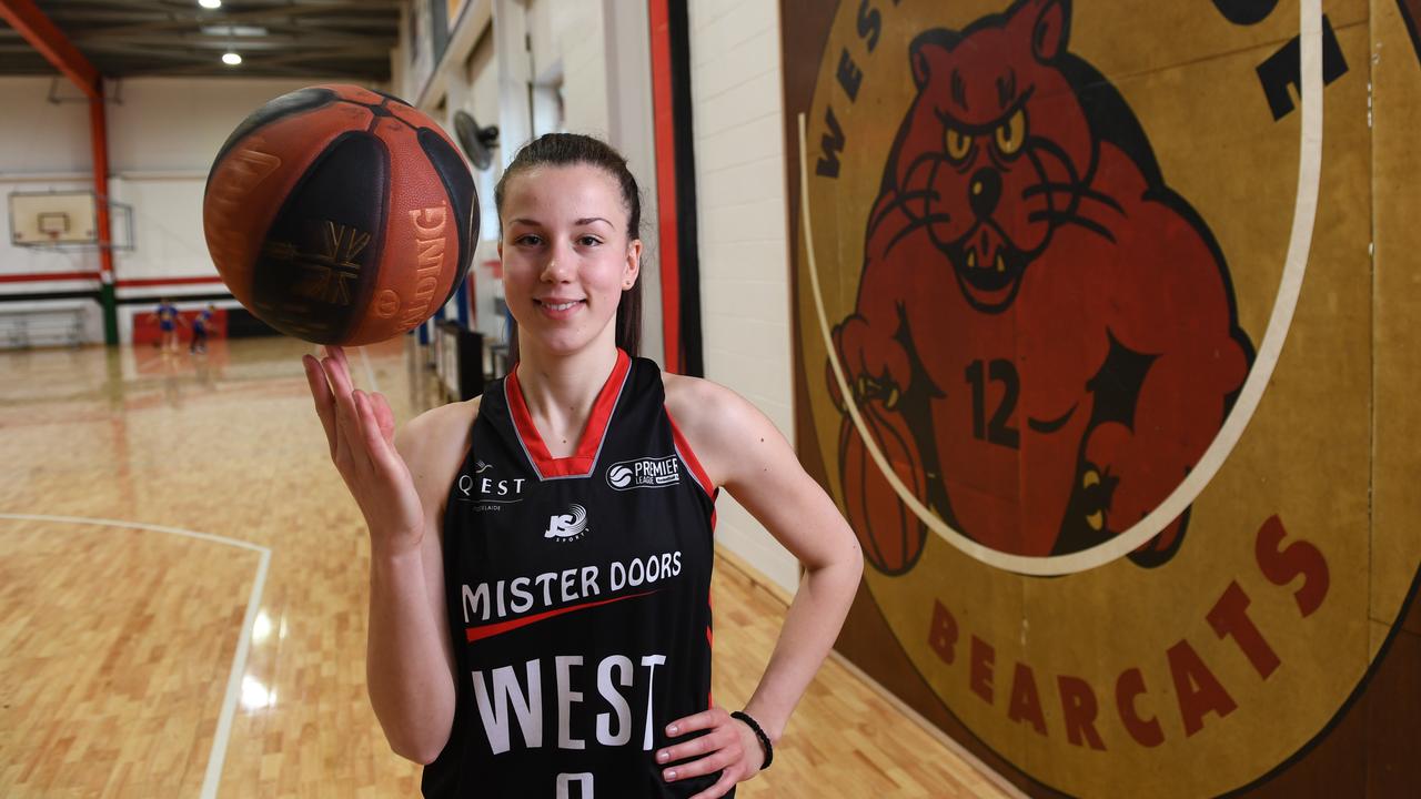 Kristina Arsenic poses for a photo at West Adelaide Basketball Club Saturday May 18,2019.(Image AAP/Mark Brake)