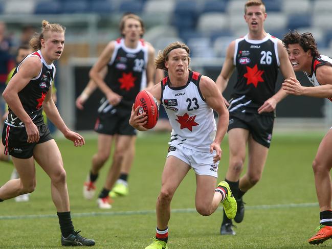 Jack Bytel in action during an under-17 all-star game.