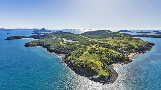 Lindeman Island on the Great Barrier Reef.