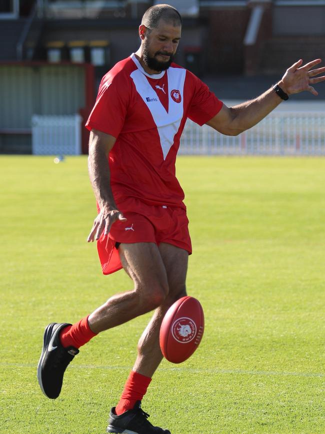 Paddy Ryder has begun training with SANFL club North Adelaide. Picture: Kurt Donsberg/North Adelaide Football Club