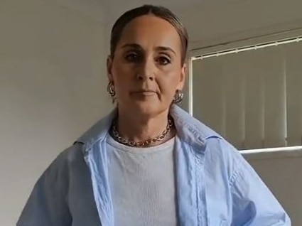 Belinda has been living in her van while she awaits the completion of her home. Picture: TikTok/belindaleerose