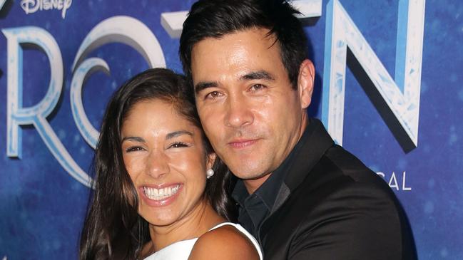 Sarah Roberts and James Stewart at the Frozen Opening night held at the Capitol Theatre in Sydney.Picture: Christian Gilles