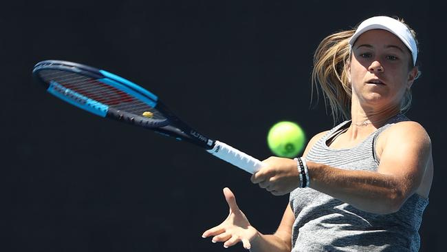 Ellen Perez plays in her first home grand slam today. Picture: Getty Images