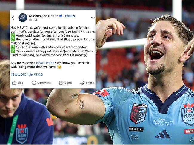 QLD v NSW in social media feud