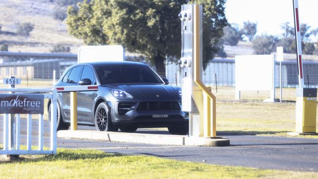 Hamzy was driven out of Macquarie Correctional Centre at Wellington, in NSW’s far west, in a Porsche SUV on Tuesday morning.